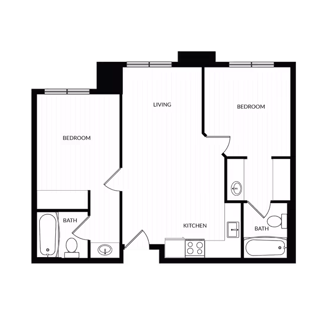 Unit 412 floor plan
